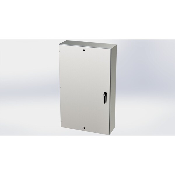 3 Point Latch with Padlock Handle Electrical Enclosures, 60 in H, 12 in D, 36 in W
